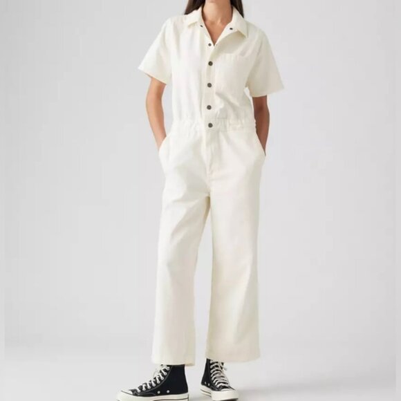 Levis Short Sleeve Heritage Jumpsuit - Picture 2 of 10